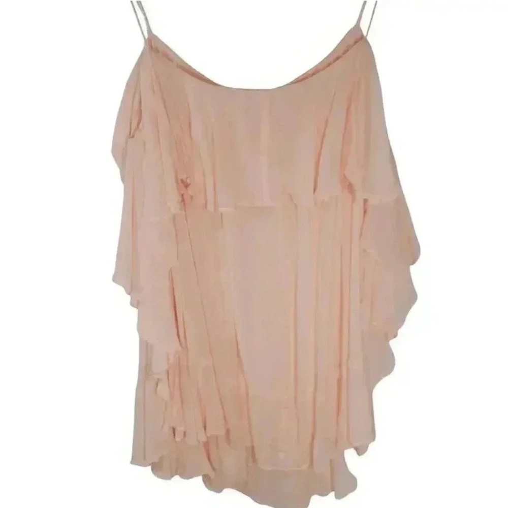 Women's Pink Ruffle Top - Picture 3 of 7